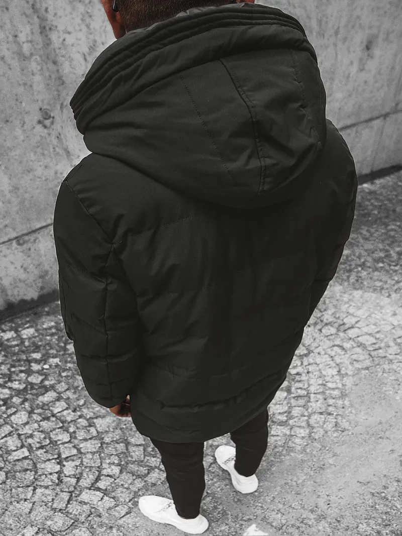 Férfi Ateppelt Kabát Fekete OZONEE JS/M790/392