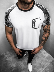 Férfi póló Fehér OZONEE JS/KS2072Z