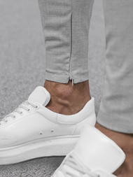 Férfi chino nadrág szürke OZONEE DJ/3300