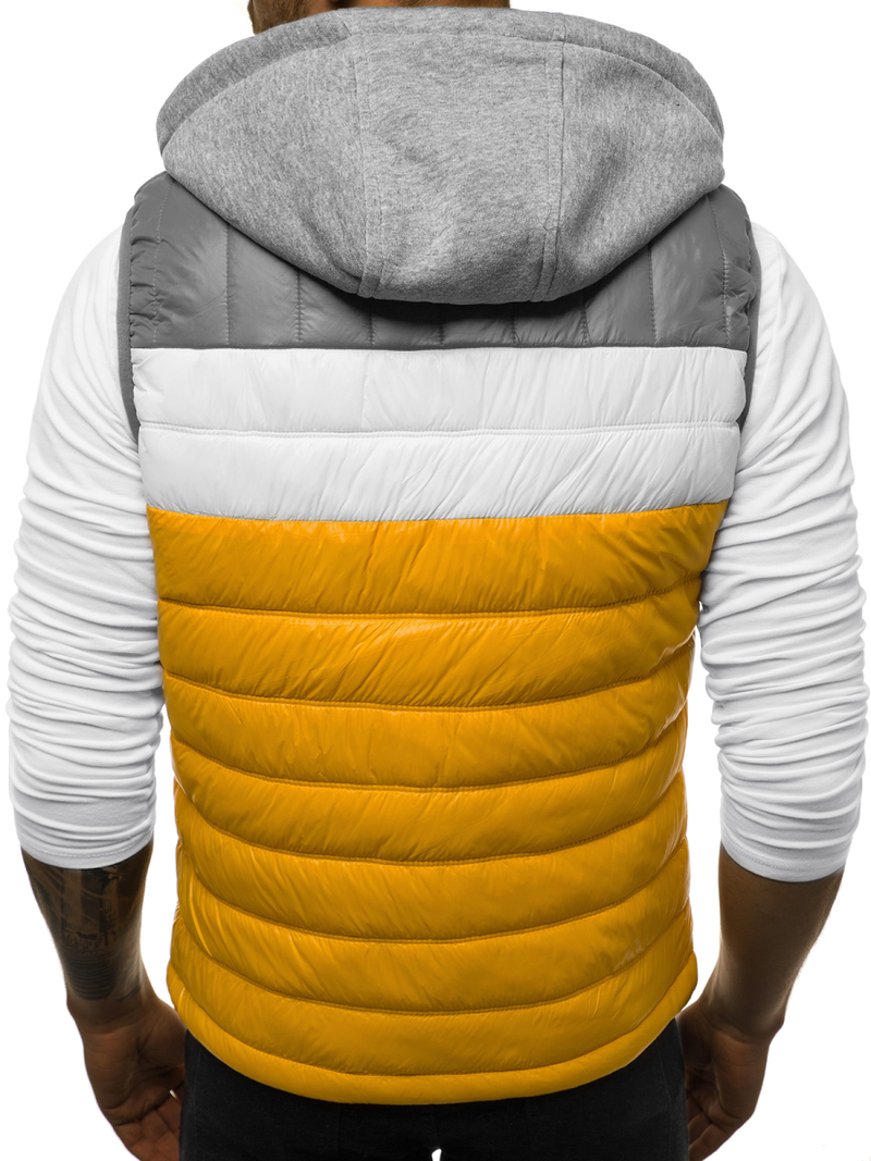 Férfi mellény Sárga OZONEE N/6105