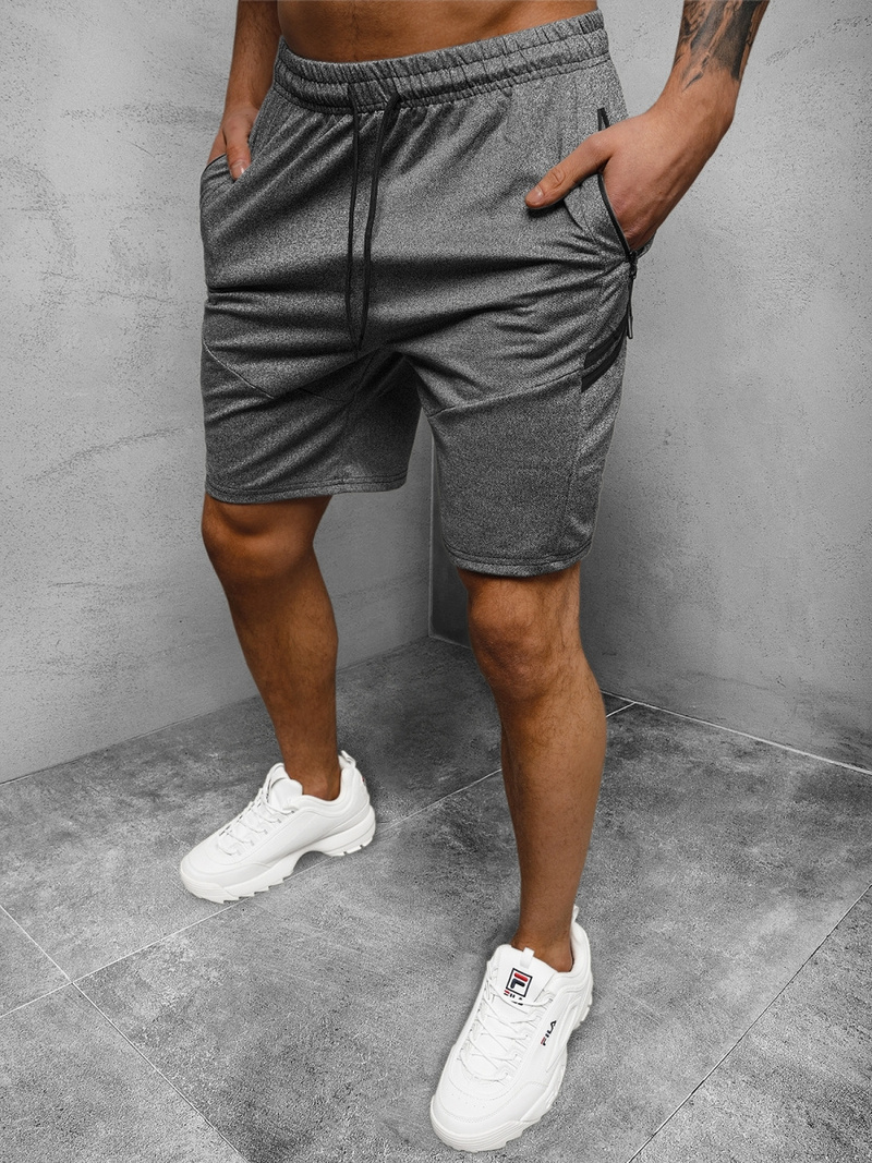 Férfi rövidnadrág grafit OZONEE JS/68041/5