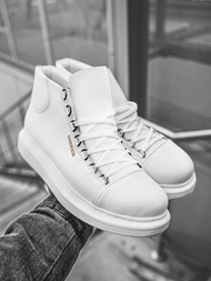 Férfi magasszárú sneakersek Fehér OZONEE CH/258