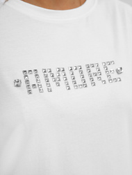 Női polo fehér-ezüst OZONEE JS/YJ77716