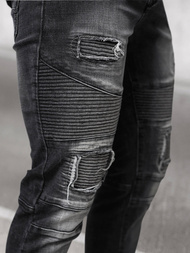 Férfi farmer nadrág fekete OZONEE NB/MP0142N