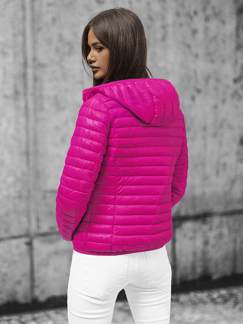 Női kabát megfordítható rózsaszín OZONEE O/H953