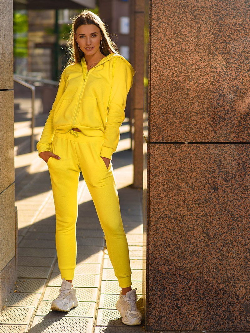 Női melegítőnadrág Sárga OZONEE JS/CK01