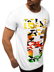 Férfi póló Fehér OZONEE JS/KS1958