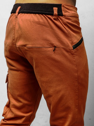 Férfi chino nadrág Sötét-Camel OZONEE B/20005SP