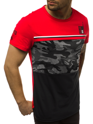 Férfi póló Piros OZONEE JS/SS10979