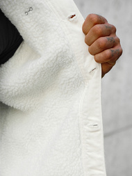 Férfi farmer dzseki SHERPA fehér OZONEE NB/MJ541