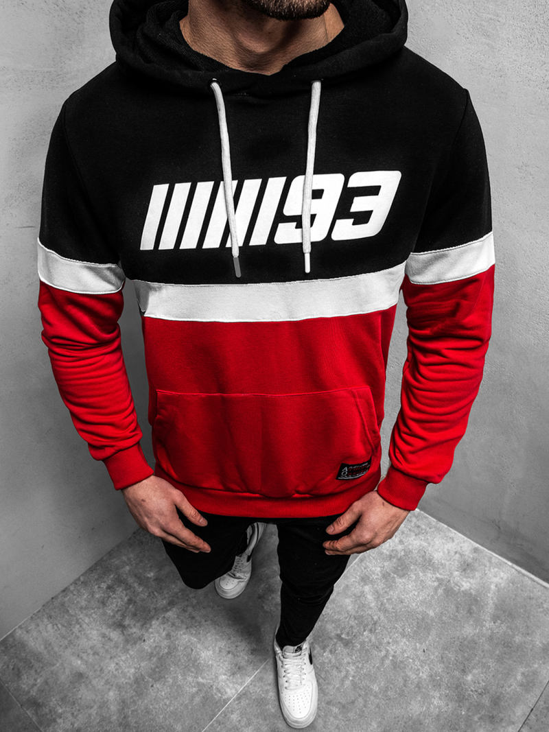 Férfi blúz Piros OZONEE A/0963Z