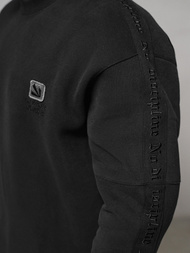 Pulóver fekete OZONEE O/SWE23049Z