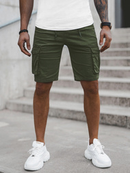 Férfi Chino Rövidnadrág Zöld OZONEE T/BB70011/3