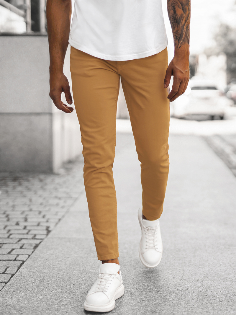 Férfi Farmer Nadrág Camel OZONEE E/5388/01