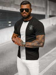 Férfi Póló Fekete OZONEE O/L1184