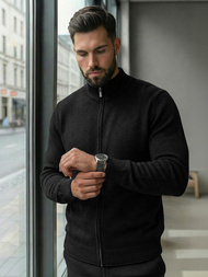 Férfi Pulóver Fekete OZONEE JS/59B3605/3