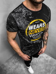 Férfi póló Fekete OZONEE JS/SS10925Z