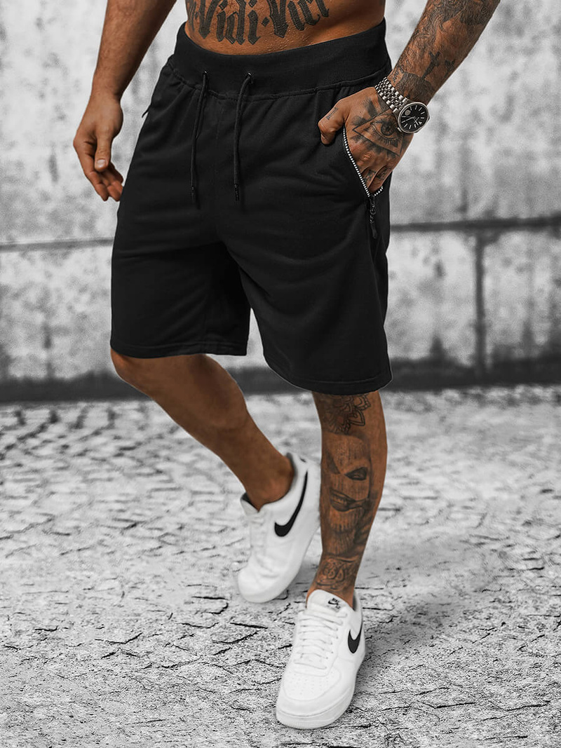 Férfi rövidnadrág Fekete OZONEE JS/8K290