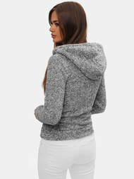 Női kapucnis pulóver Fekete OZONEE JS/HH010/1Z