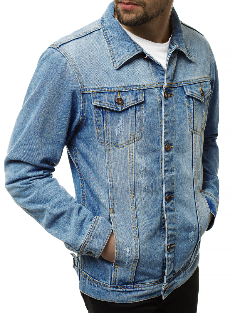 Férfi farmer dzseki kék OZONEE V/19276