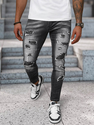 Férfi farmer nadrág fekete OZONEE NB/MP0152N