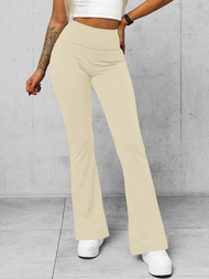 Női leggings széles lábakkal Ecru OZONEE O/KTK006-J