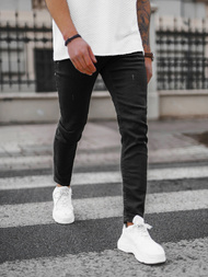 Férfi Farmer Nadrág Fekete OZONEE E/5195/01