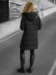 Női téli kabát fekete OZONEE JS/16M9302/392