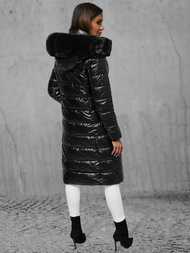 Női téli kabát fekete OZONEE JS/16M9127/392