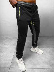 Férfi melegítő nadrág fekete OZONEE JS/68K10357