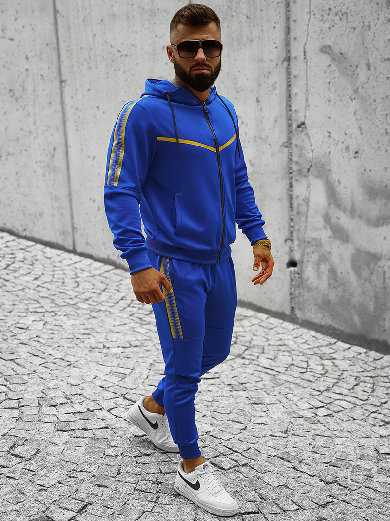 Férfi Szabadidő Együttes Kék OZONEE JS/C8117