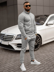 Férfi melegítő együttes szürke OZONEE JS/68C10385/2Z