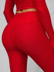 Kétrészes női tréning szett piros OZONEE O/22060Z