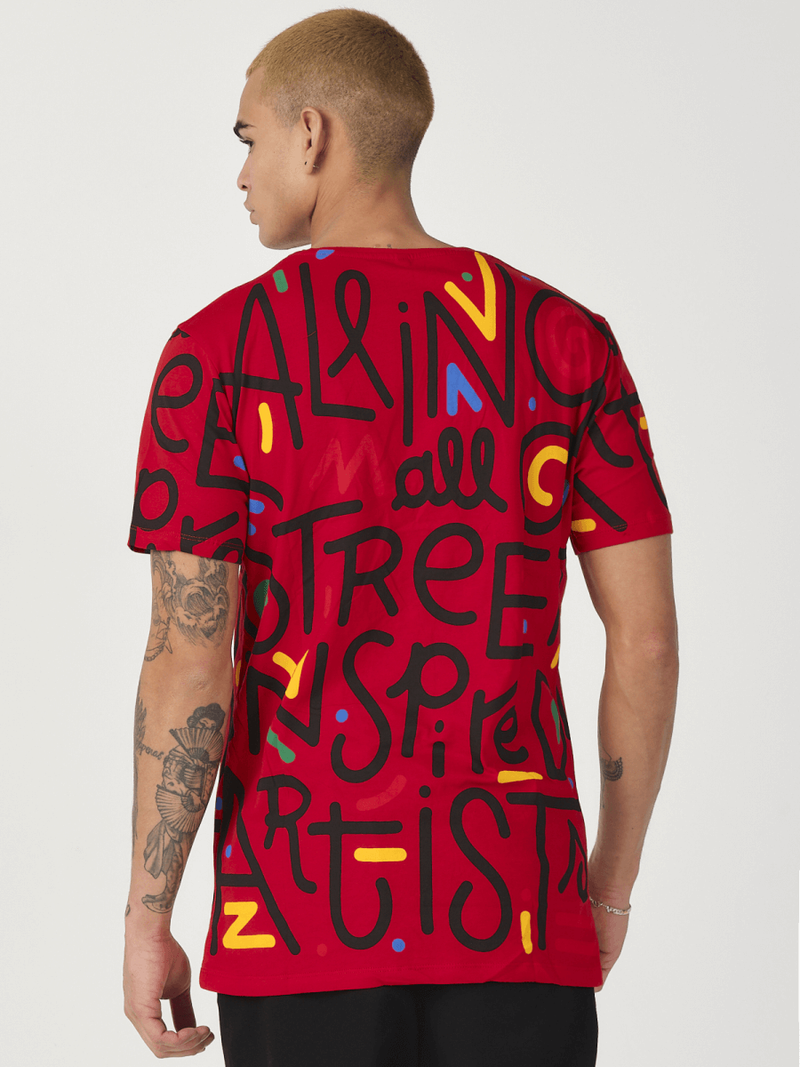 Férfi póló Piros OZONEE MR/21518