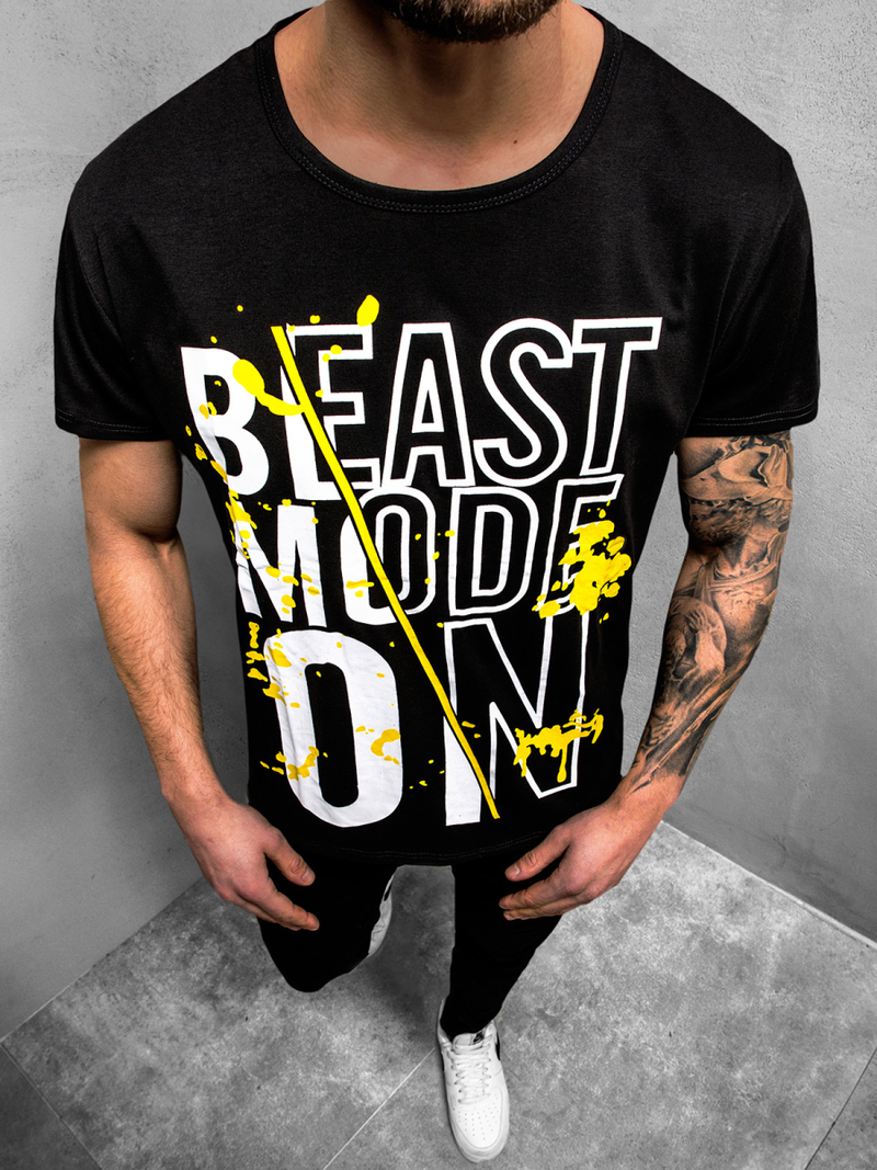 Férfi póló Fekete OZONEE JS/KS1949Z