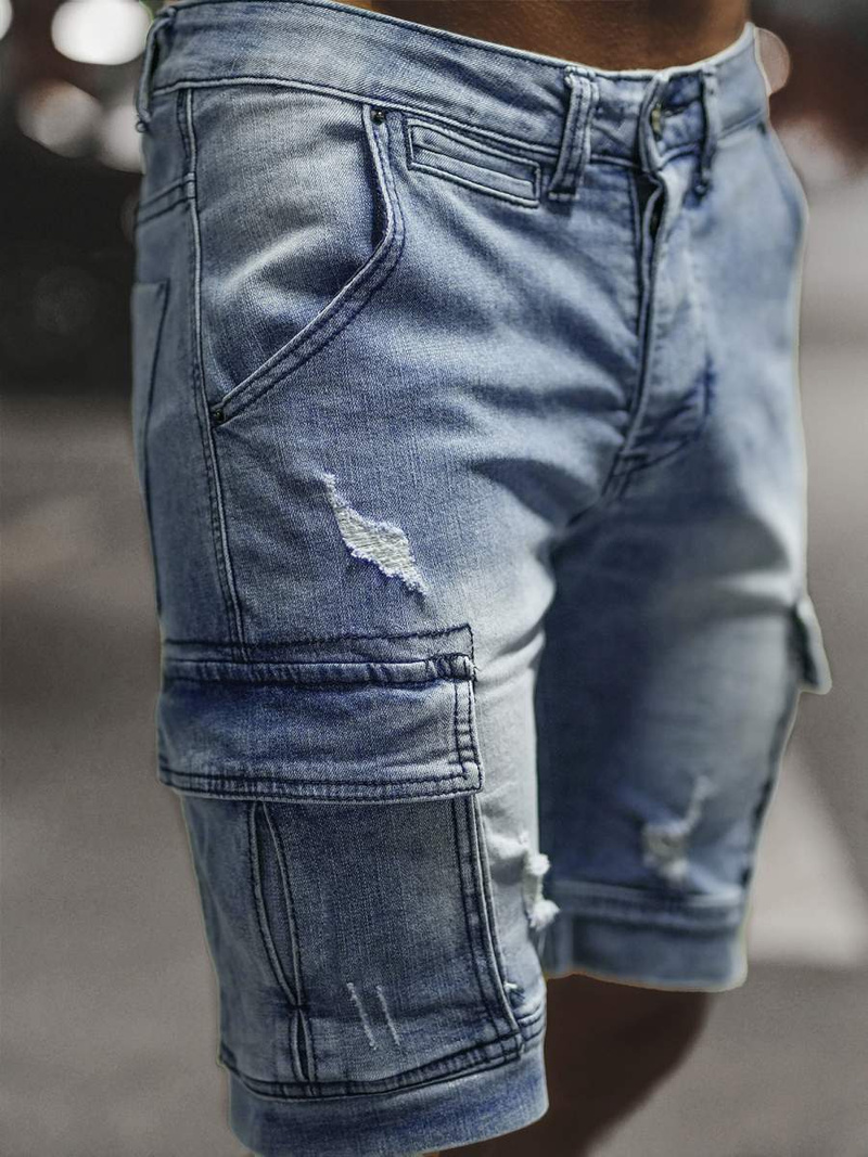 Férfi Rövidnadrág Világos-Kék OZONEE NB/MP0039BCZ