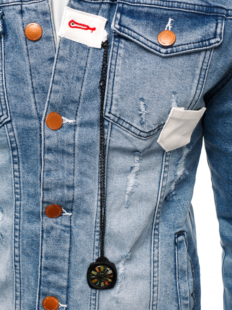 Férfi farmer dzseki kék OZONEE G/600