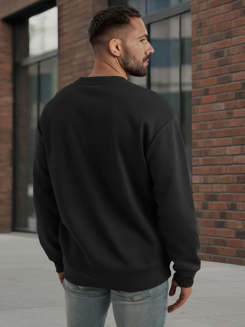 Férfi Melegítő Felső Fekete OZONEE JS/65B3920/3