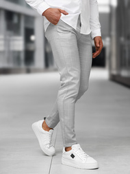 Férfi chino nadrág Szürke OZONEE DJ/5505Z