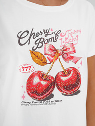 Női polo fehér OZONEE JS/95T2568/1