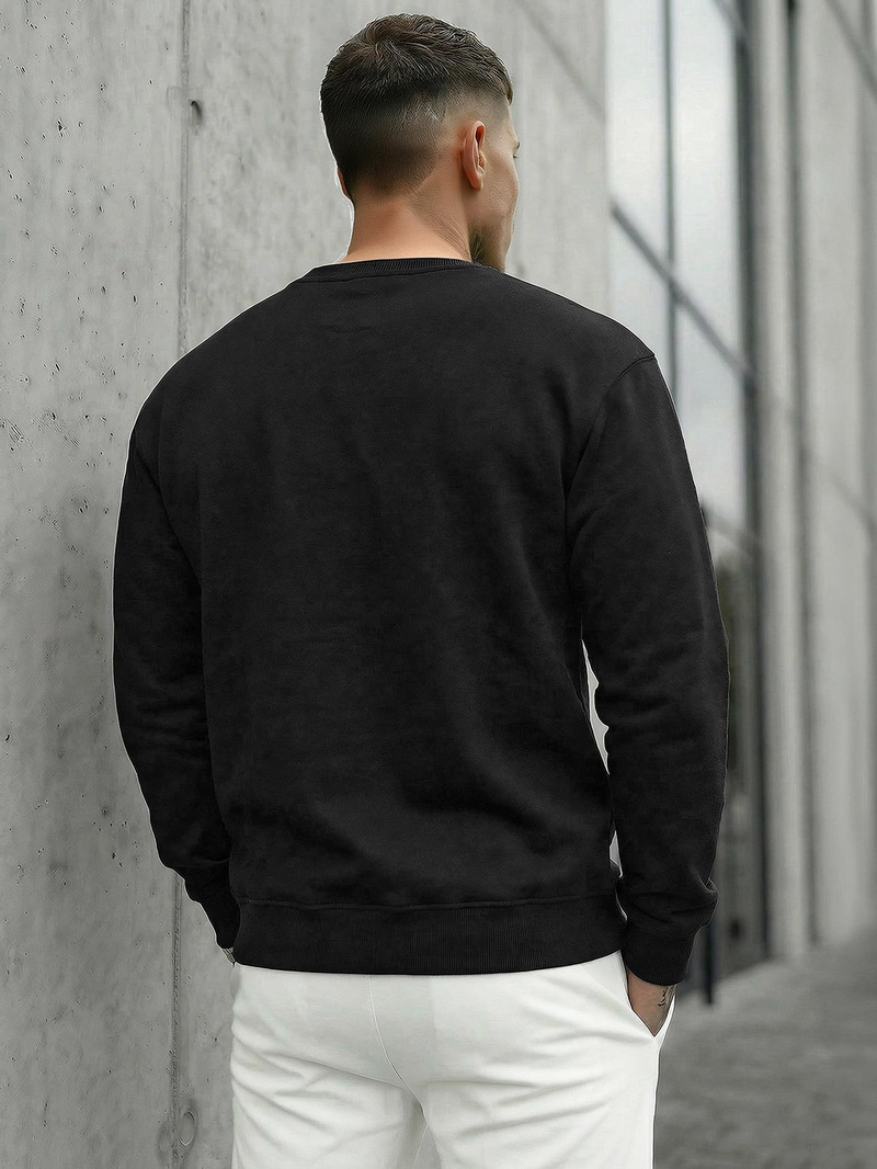 Férfi Melegítő Felső Fekete OZONEE JS/8B1768/3