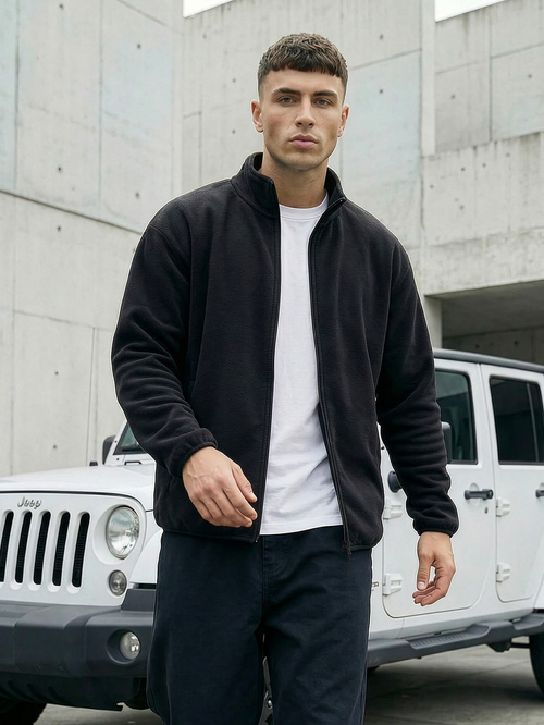 Férfi Melegítő felső Fekete OZONEE JS/HH016/3