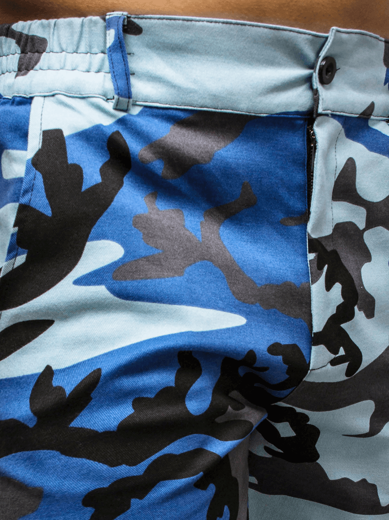 Férfi nadrág jogger kék-fekete OZONEE C/109