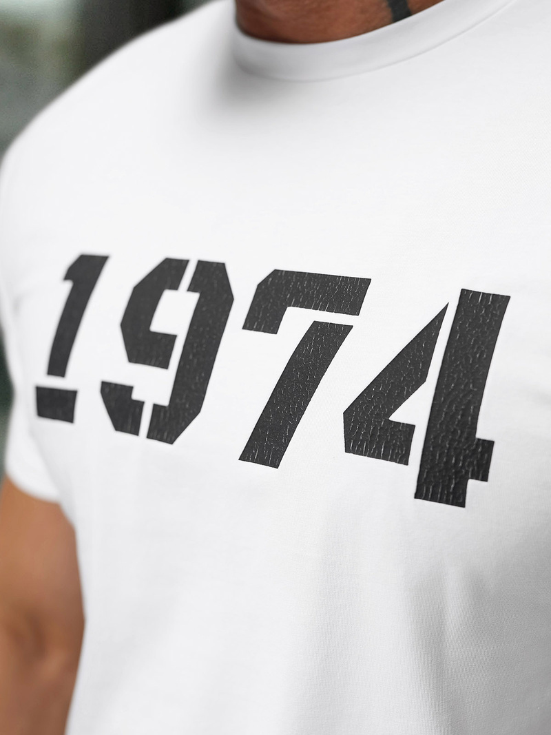 Férfi Póló Fehér OZONEE NB/MT3130