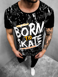 Férfi póló Fekete OZONEE JS/KS1989Z