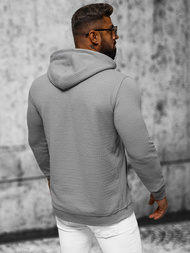 Férfi kapucnis felső szürke OZONEE O/TB2273