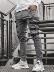 Férfi nadrág jogger Szürke OZONEE G/11132