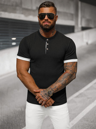 Férfi Póló Fekete OZONEE O/M011