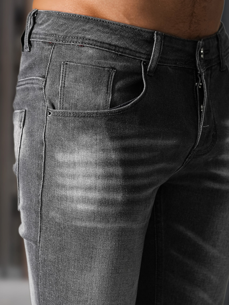 Férfi farmer nadrág grafit OZONEE NB/MP0199GSZ