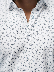 Férfi Ing Fehér OZONEE O/V14